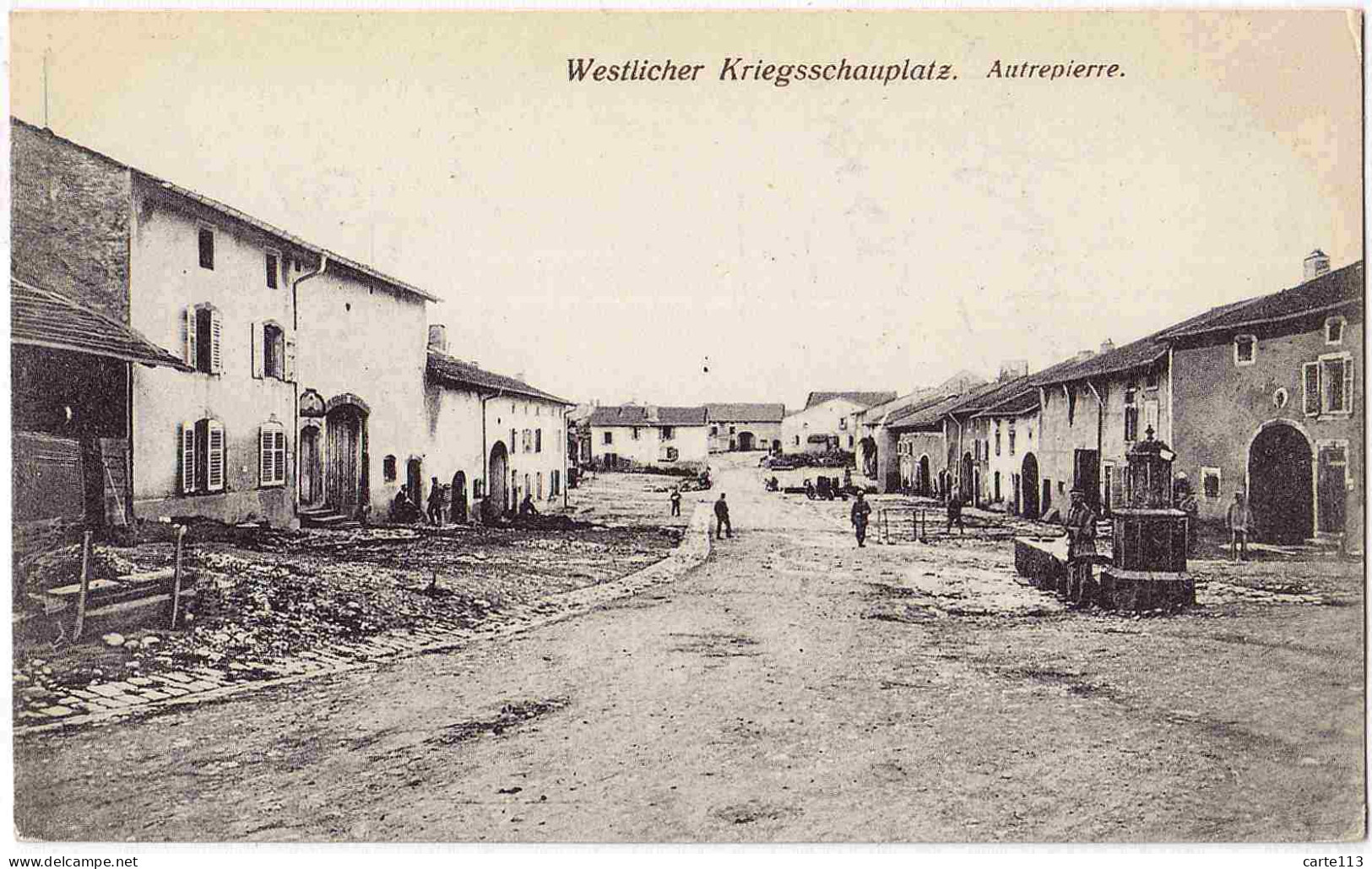 54 - B32715CPA - AUTREPIERRE - Westlicher Kriegsschauplatz - Feldpostkarte - Très Bon état - MEURTHE-ET-MOSELLE - Autres & Non Classés