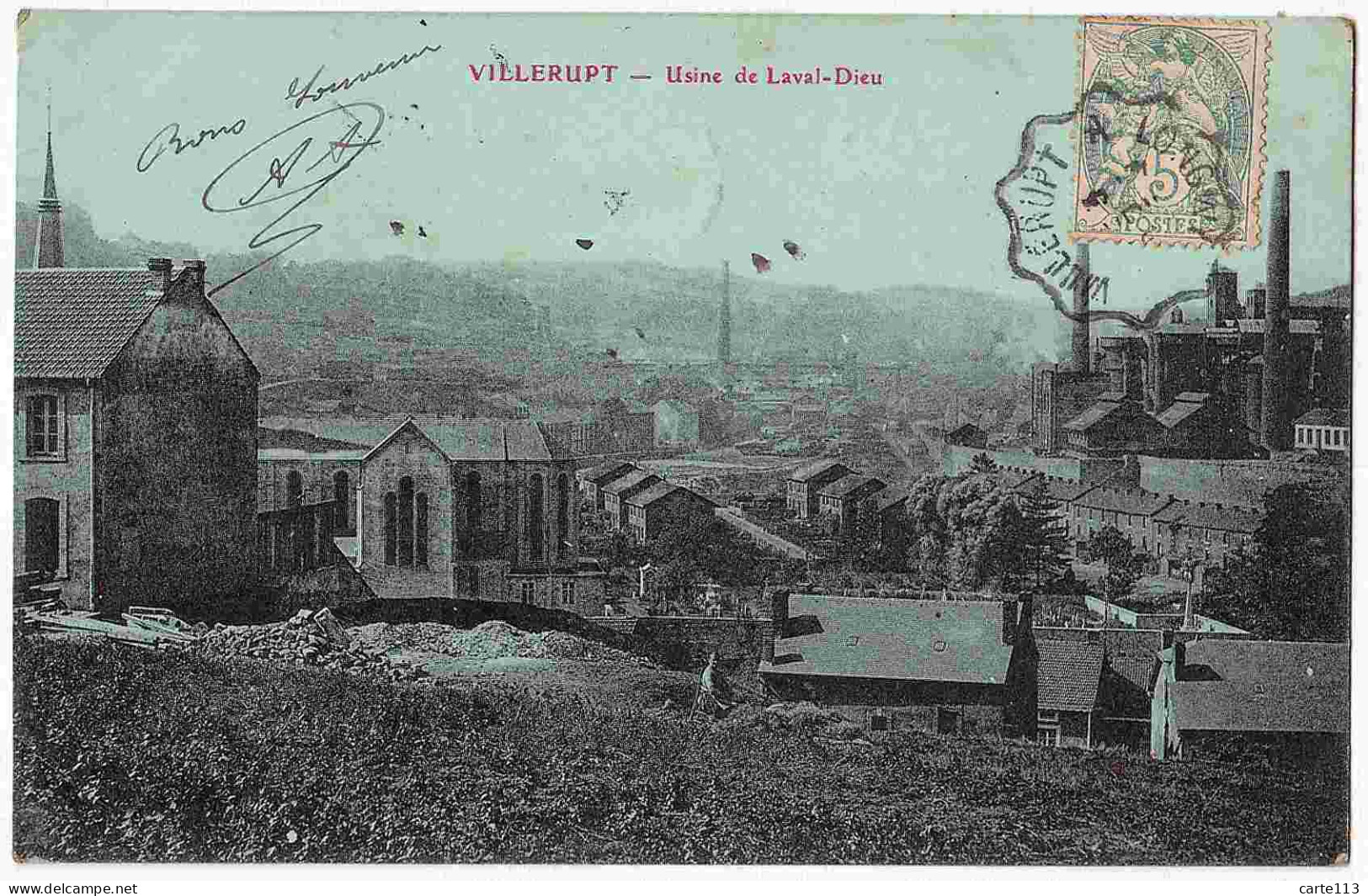 54 - B32712CPA - VILLERUPT - Usine De Laval Dieu - Bon état - MEURTHE-ET-MOSELLE - Autres & Non Classés