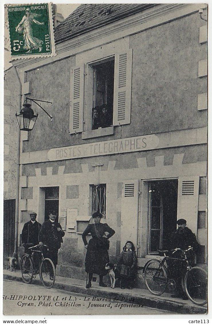 37 - B10543CPA - SAINT HIPPOLYTE - Le Bureau De Poste - Parfait état - INDRE-ET-LOIRE - Autres & Non Classés