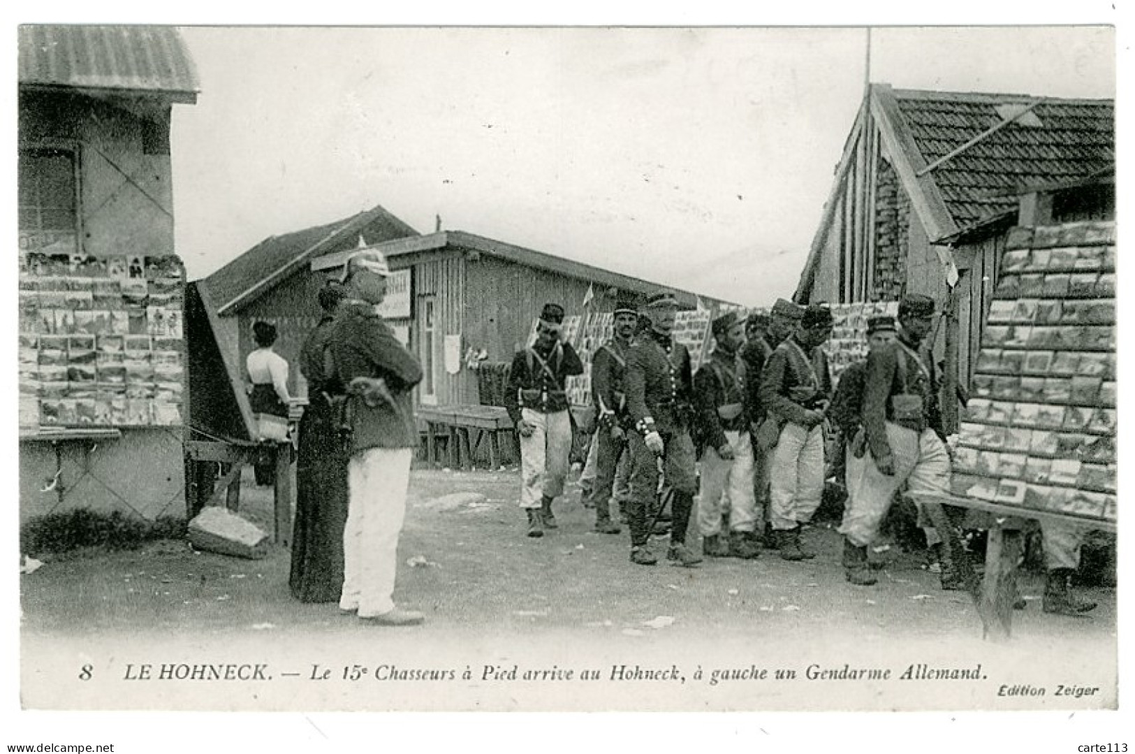 88 - T3455CPA - LE HOHNECK - Le 15 ème Chasseurs à Pied - (Vente De Cartes Postales) - Parfait état - VOSGES - Other & Unclassified