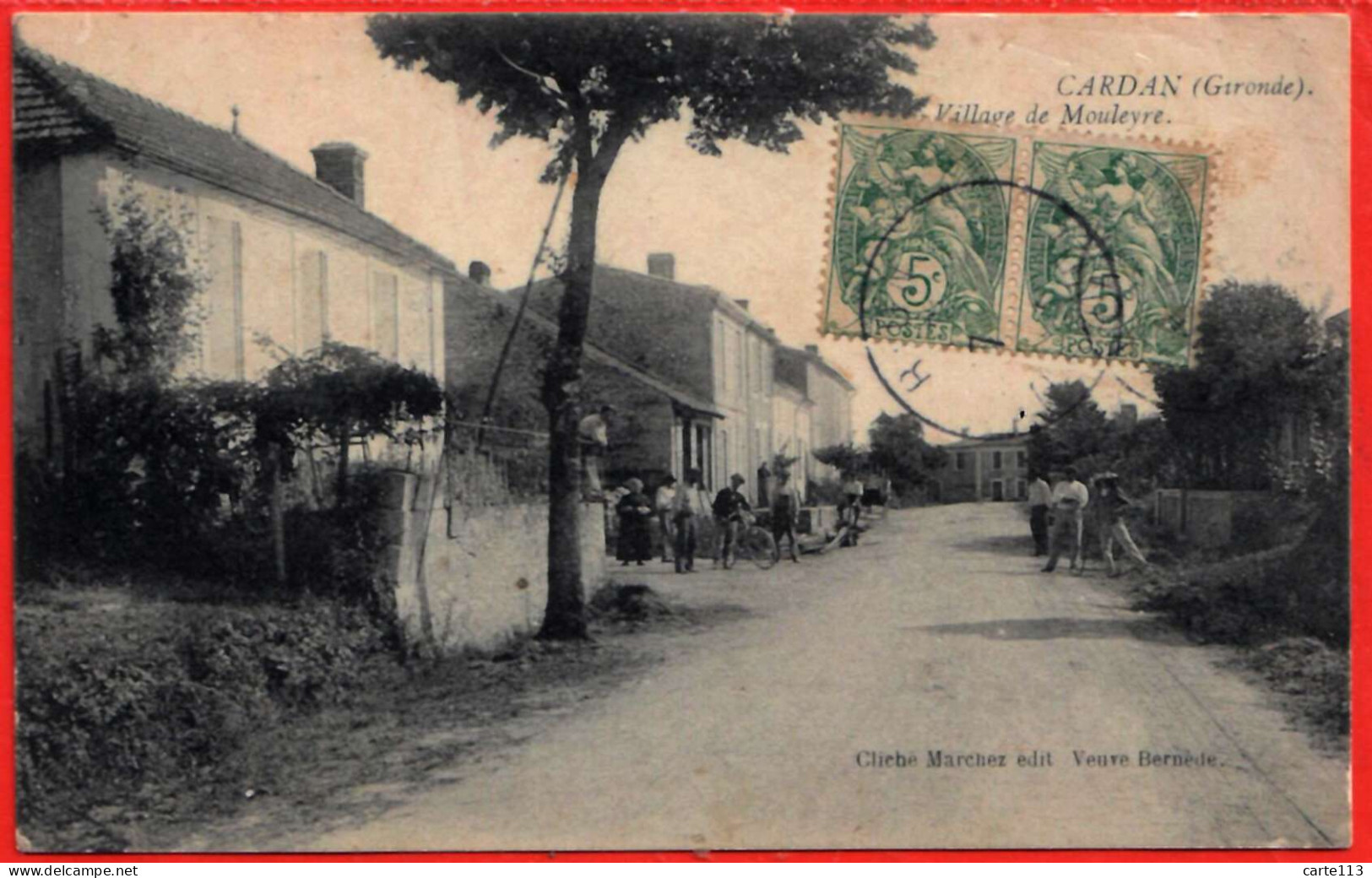 33 - B26666CPA - CARDAN - Village De Mouleyre - Très Bon état - GIRONDE - Other & Unclassified