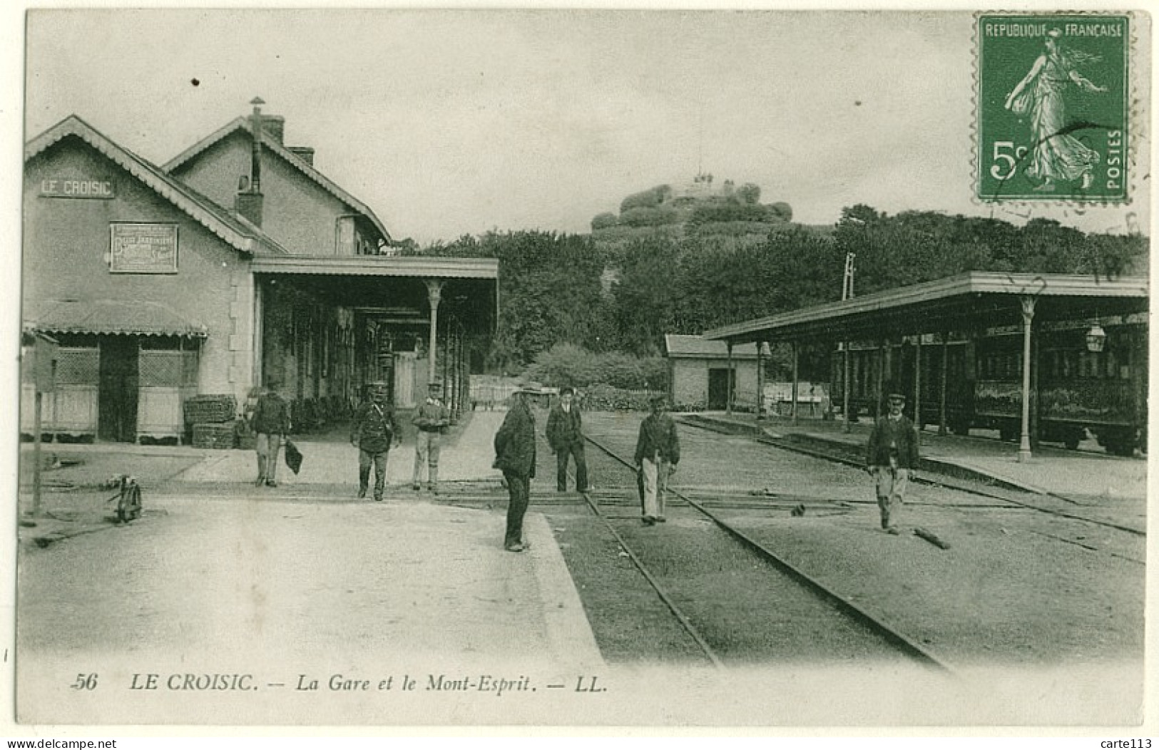 44 - T17497CPA - LE CROISIC - La Gare Et Le Mont Saint Esprit - Très Bon état - LOIRE-ATLANTIQUE - Le Croisic