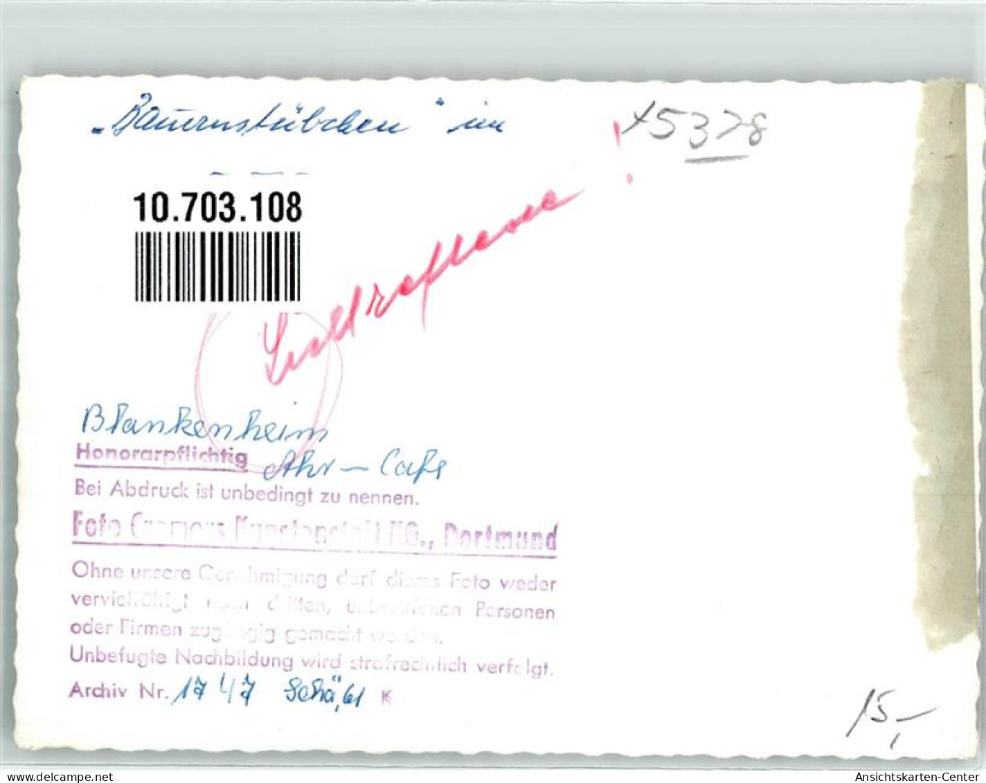 10703108 - Blankenheim , Ahr - Andere & Zonder Classificatie