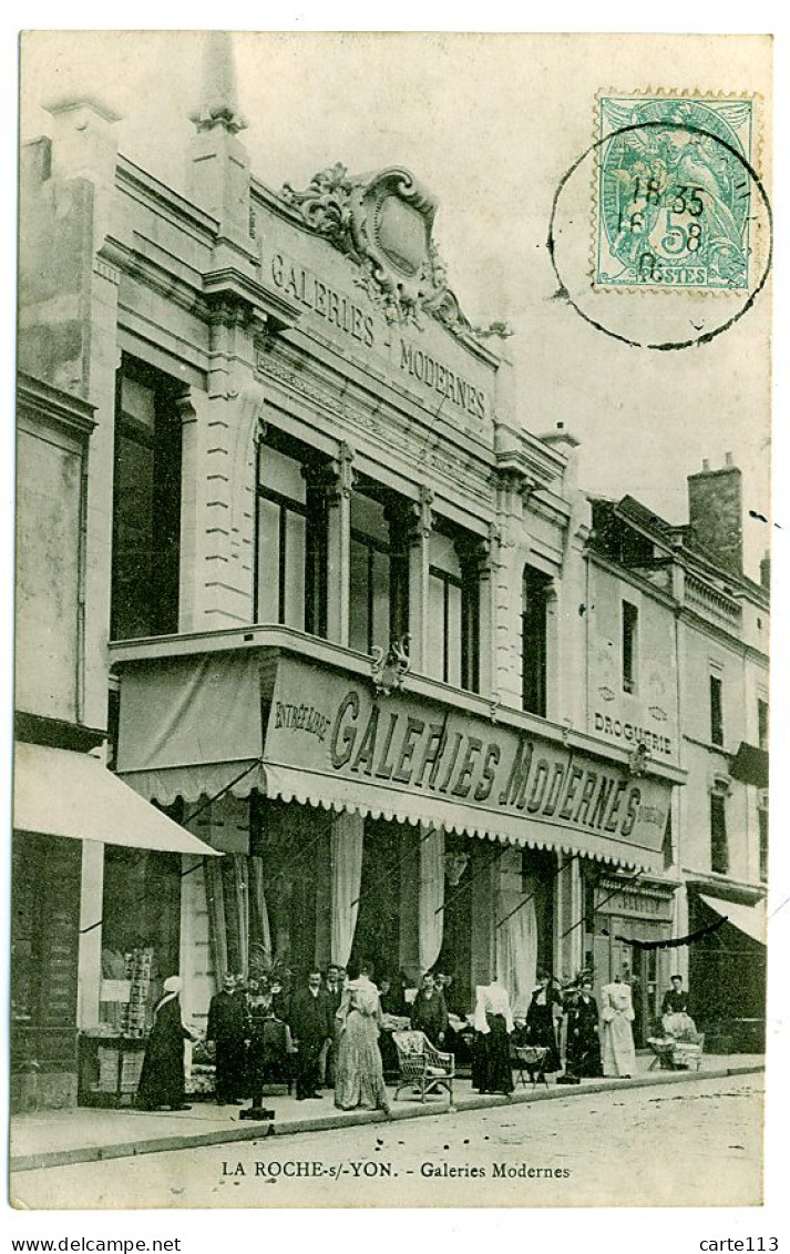 85 - T3324CPA - LA ROCHE SUR YON - Galeries Modernes - Très Bon état - VENDEE - La Roche Sur Yon