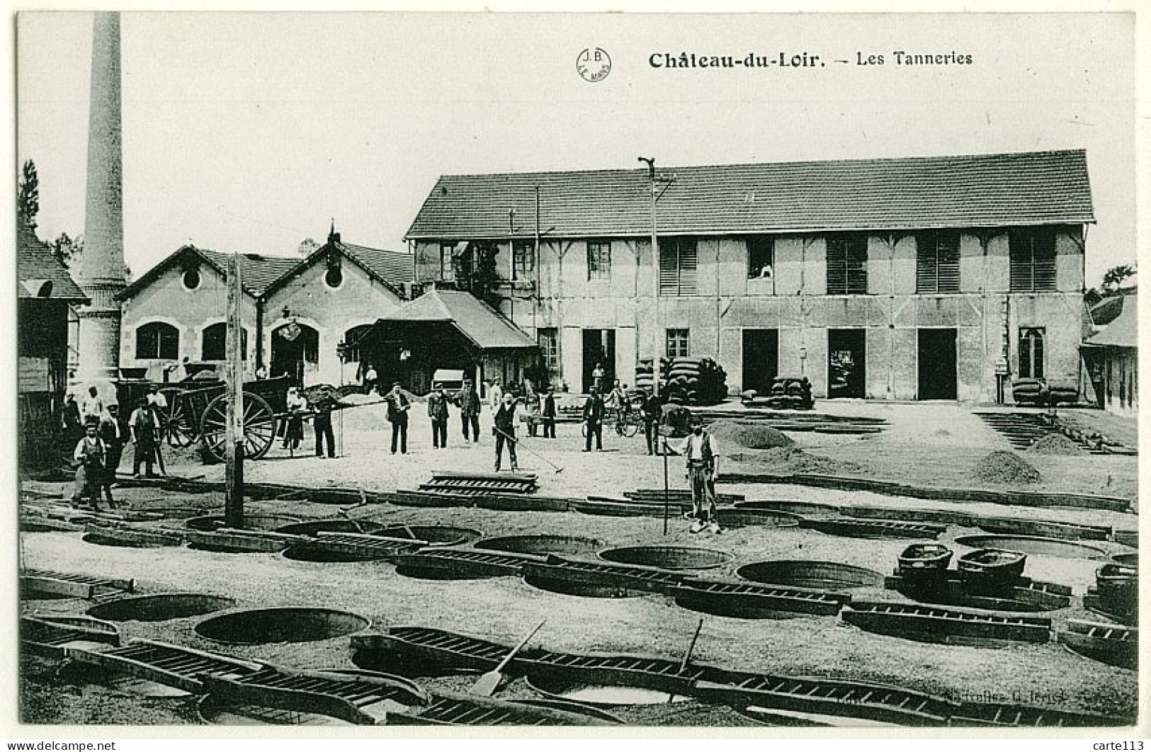 72 - T16814CPA - CHATEAU DU LOIR - Les Tanneries - Parfait état - SARTHE - Chateau Du Loir