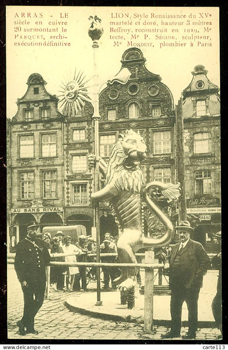 62 - B1762CPA - ARRAS - Le Lion - Très Bon état - PAS-DE-CALAIS - Arras