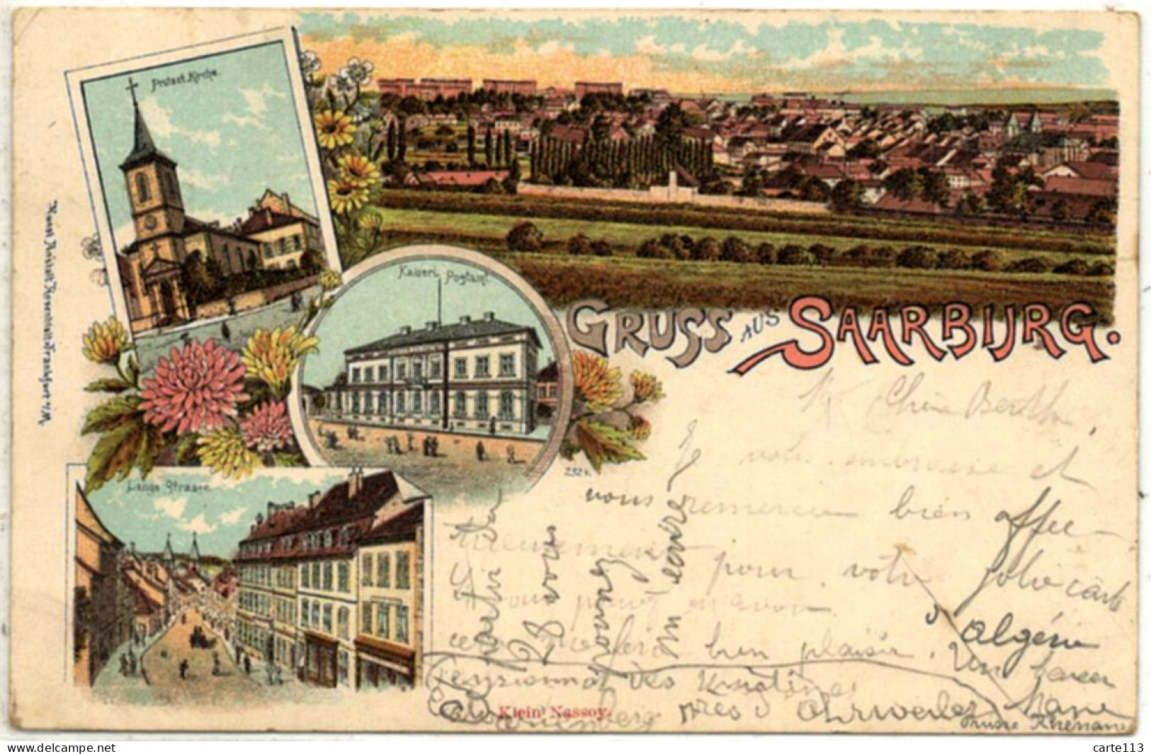 - B26371CPA - SAARBURG - Allemagne - DEUTSCHLAND - GRUSS Aus - 1899 - Bon état - EUROPE - Saarburg