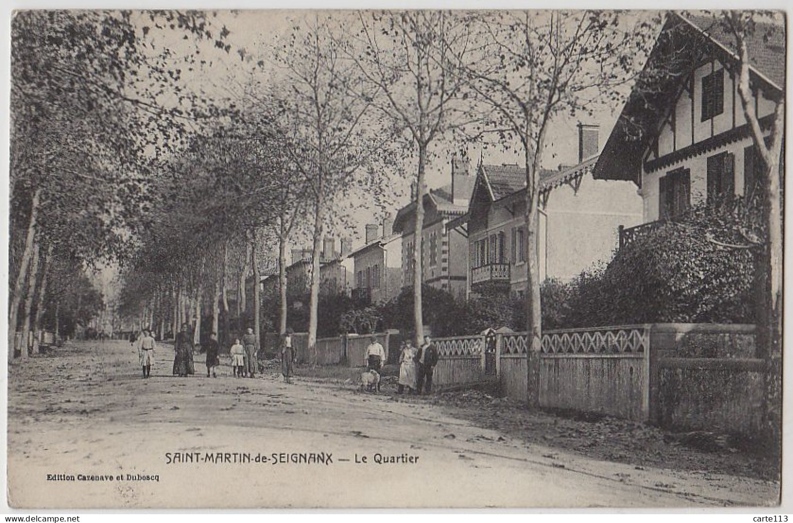 40 - B16950CPA - SAINT MARTIN DE SEIGNANX - Le Quartier - Très Bon état - LANDES - Other & Unclassified