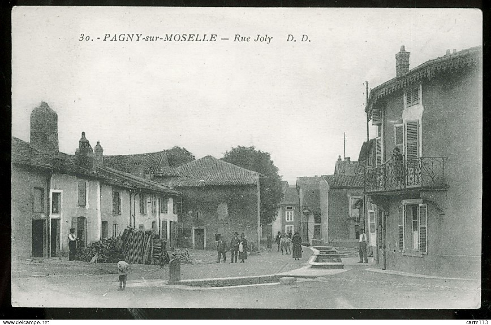 54 - B2463CPA - PAGNY SUR MOSELLE - Rue Joly - Parfait état - MEURTHE-ET-MOSELLE - Autres & Non Classés