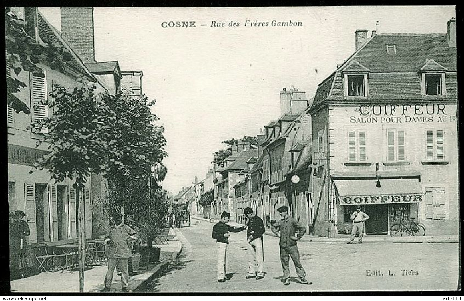 58 - B2247CPA - COSNE - Rue Des Frères Gambon - Parfait état - NIEVRE - Cosne Cours Sur Loire