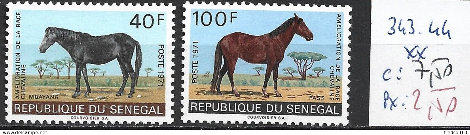 SENEGAL 343-44 ** Côte 7.50 € - Sénégal (1960-...)