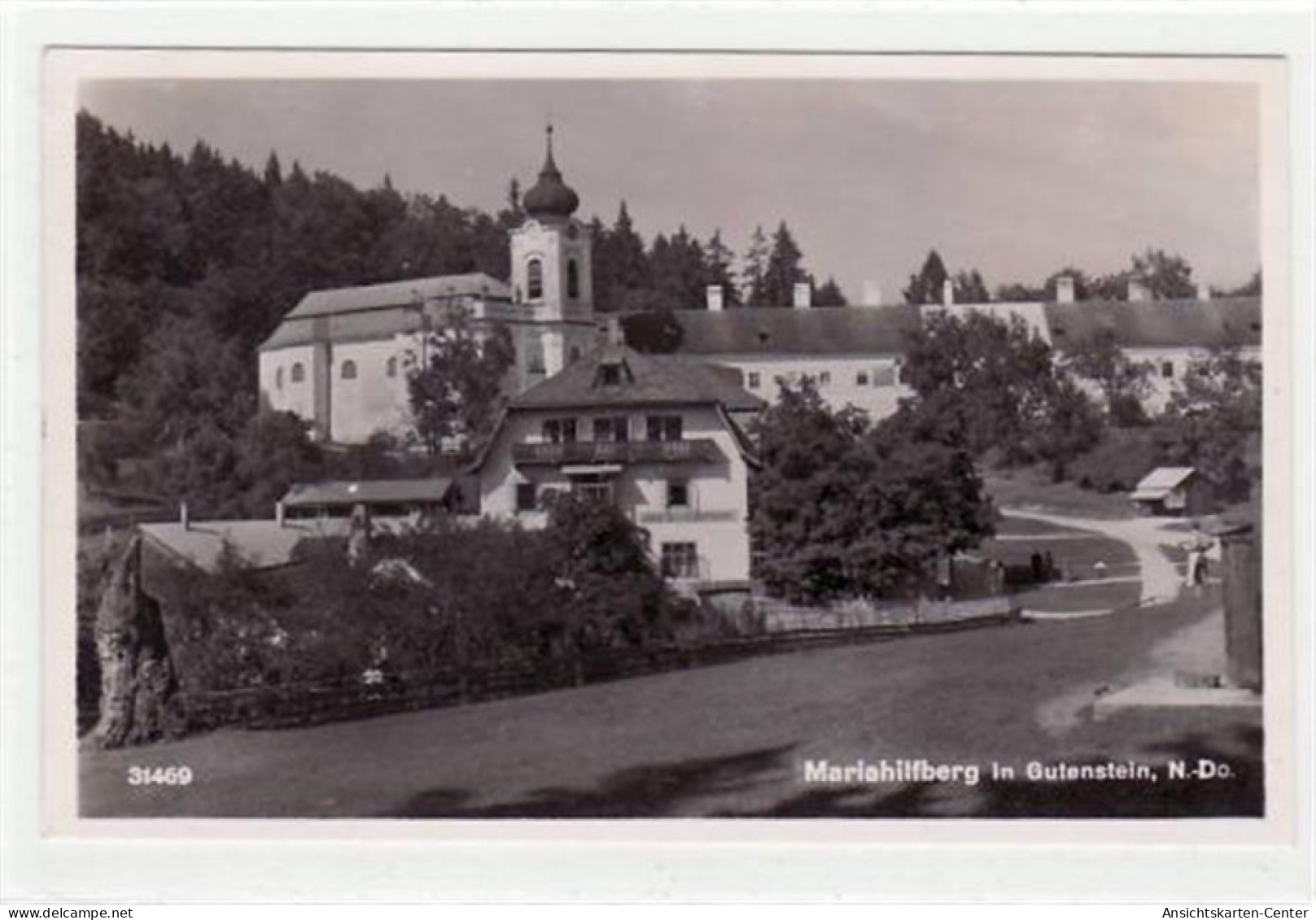 39006408 - Fotokarte Vom Mariahilfberg In Gutenstein. Ungelaufen. Leichte Abdruecke Vom Album An Den Ecke N, Sonst Gut  - Autres & Non Classés