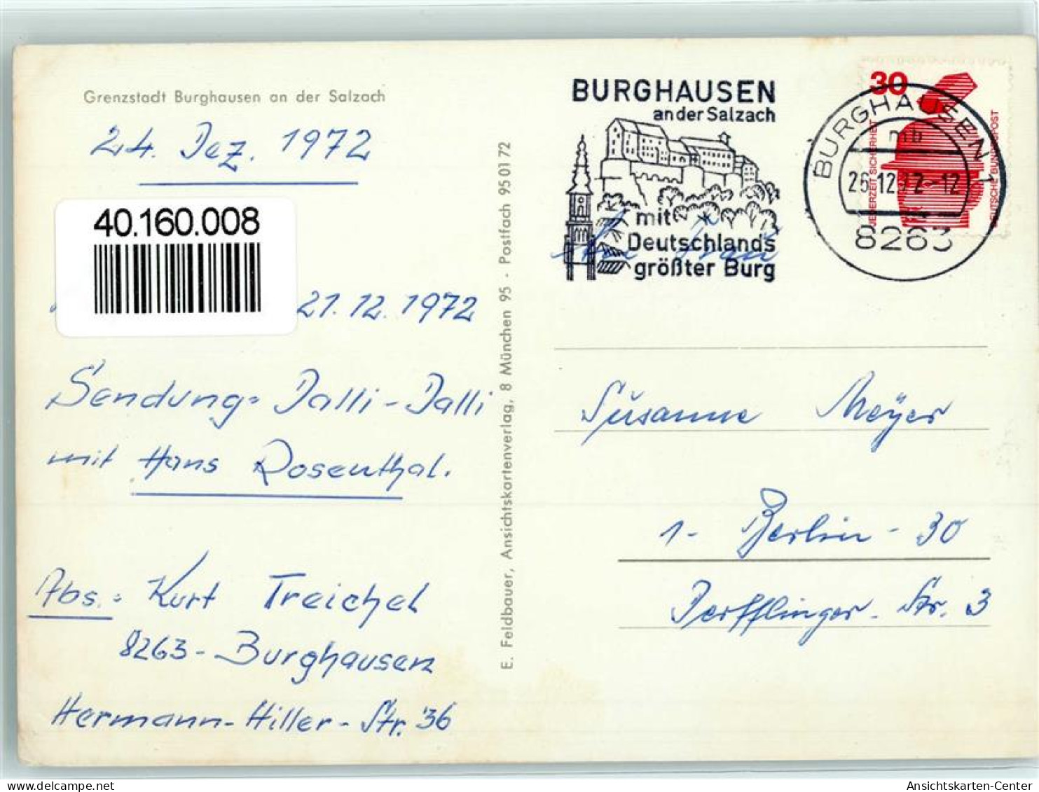 40160008 - Burghausen , Salzach - Burghausen