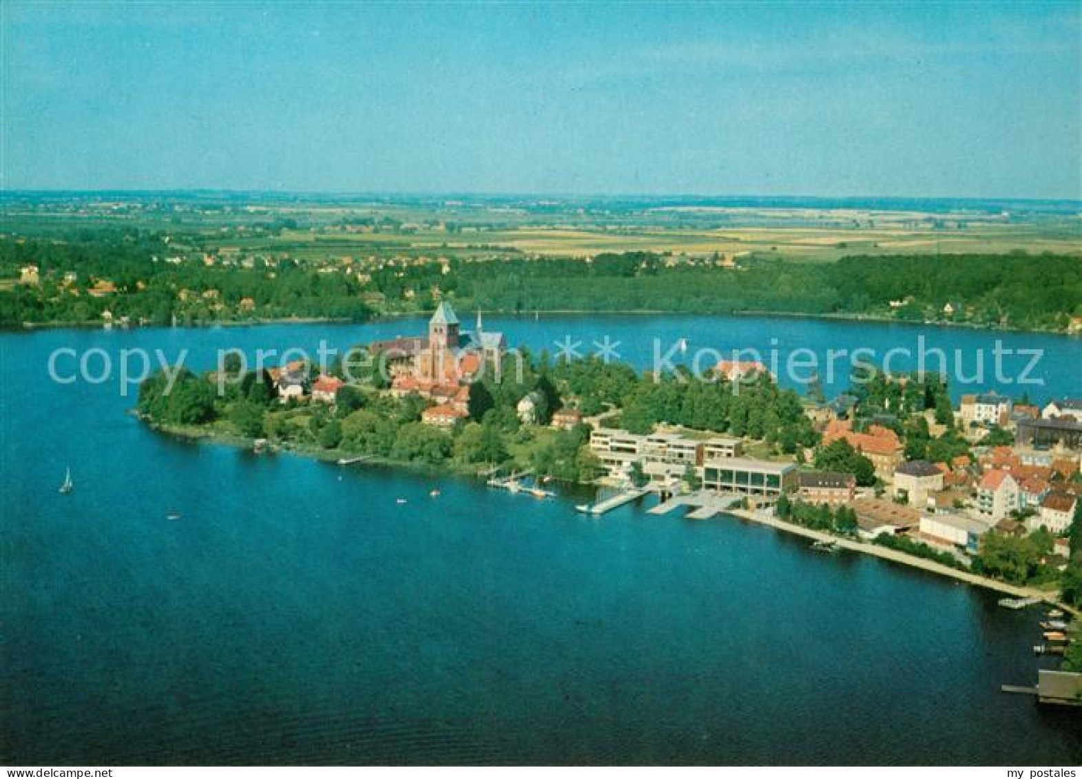 73031368 Ratzeburg Fliegeraufnahme Ruderakademie Jugendhotel Ratzeburg - Ratzeburg