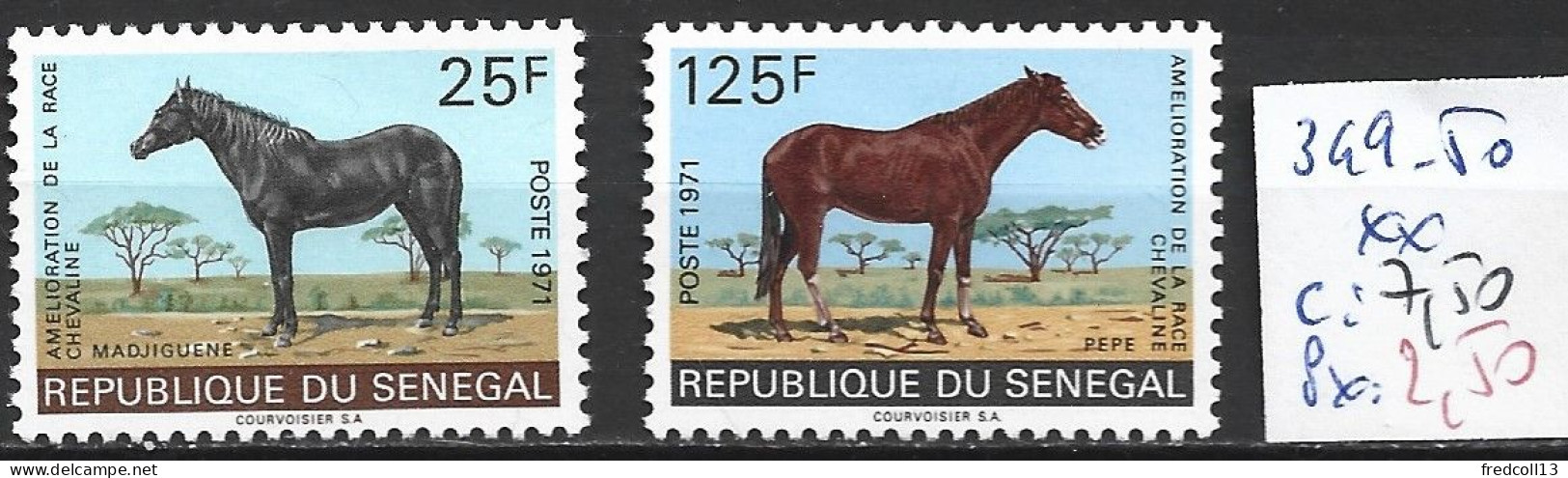 SENEGAL 349-50 ** Côte 7.50 € - Sénégal (1960-...)