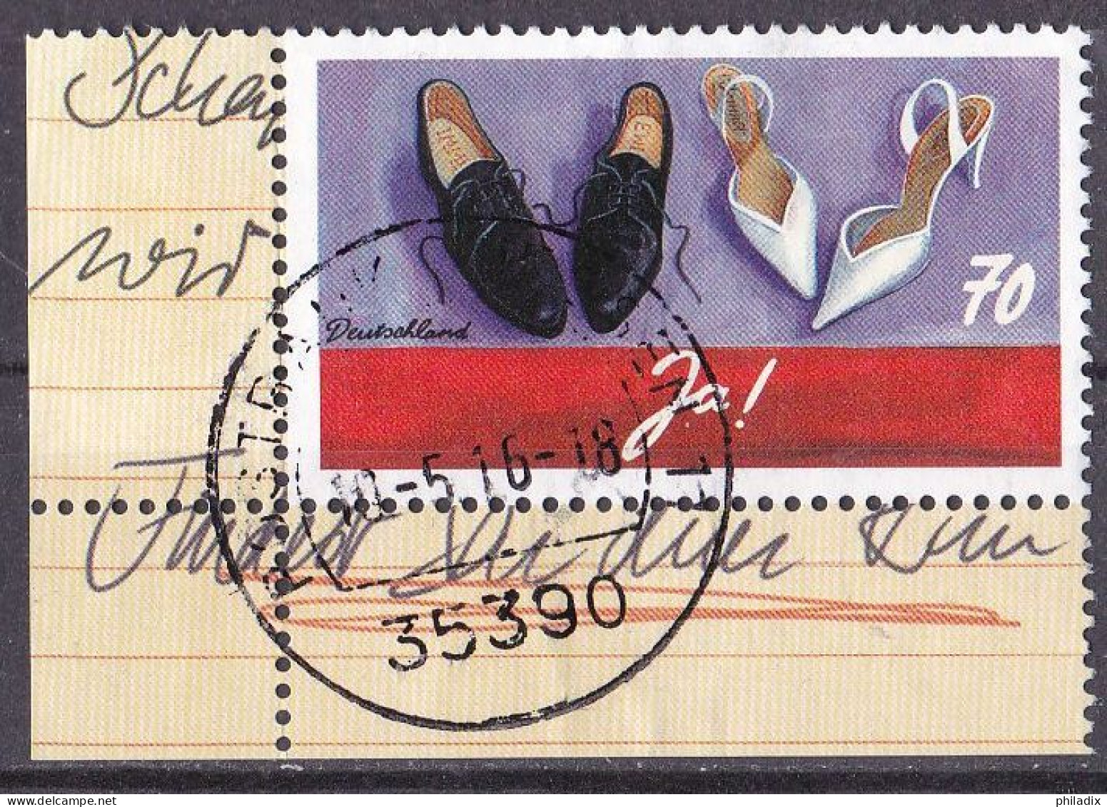 BRD 2016 Mi. Nr. 3234 O/used Eckrand (BRD1-5) - Gebruikt