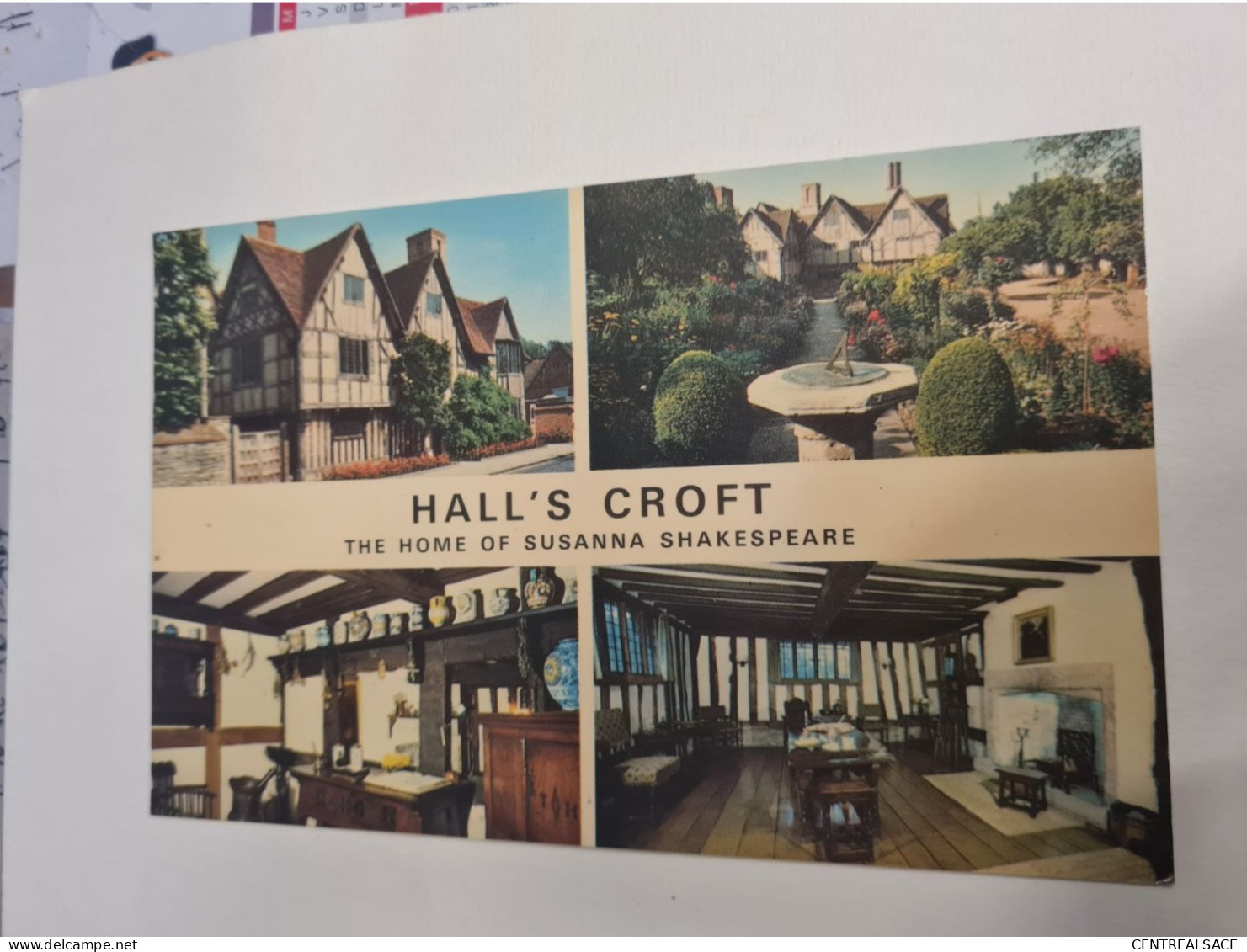 Carte HALL' CROFT STRATFORD UPON AVON THE HOME OF SUSANNA SHAKESPEARE - Sonstige & Ohne Zuordnung