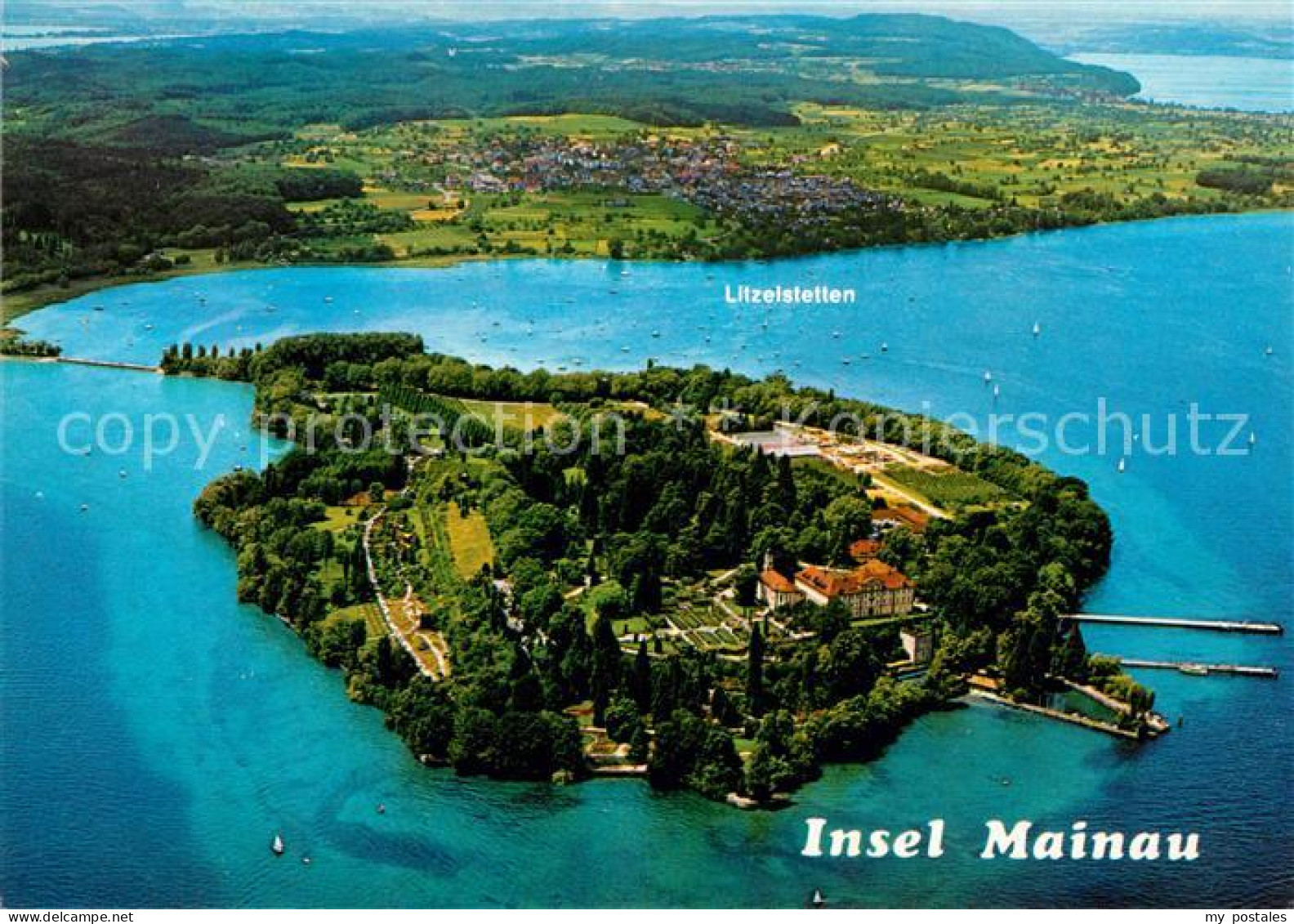 73031303 Insel Mainau Fliegeraufnahme Insel Mainau - Konstanz