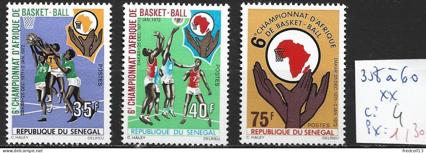 SENEGAL 358 à 60 ** Côte 4 € - Senegal (1960-...)