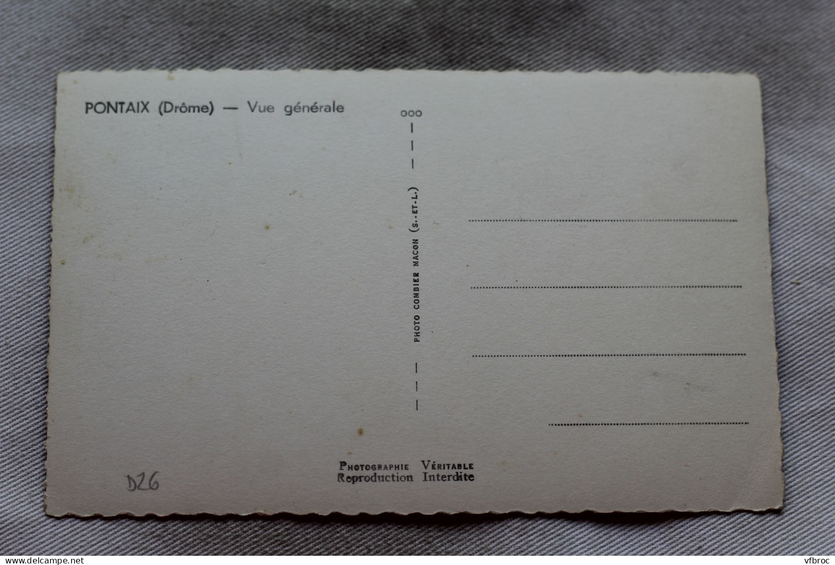 Cpsm, Pontaix, Vue Générale, Drôme 26 - Autres & Non Classés