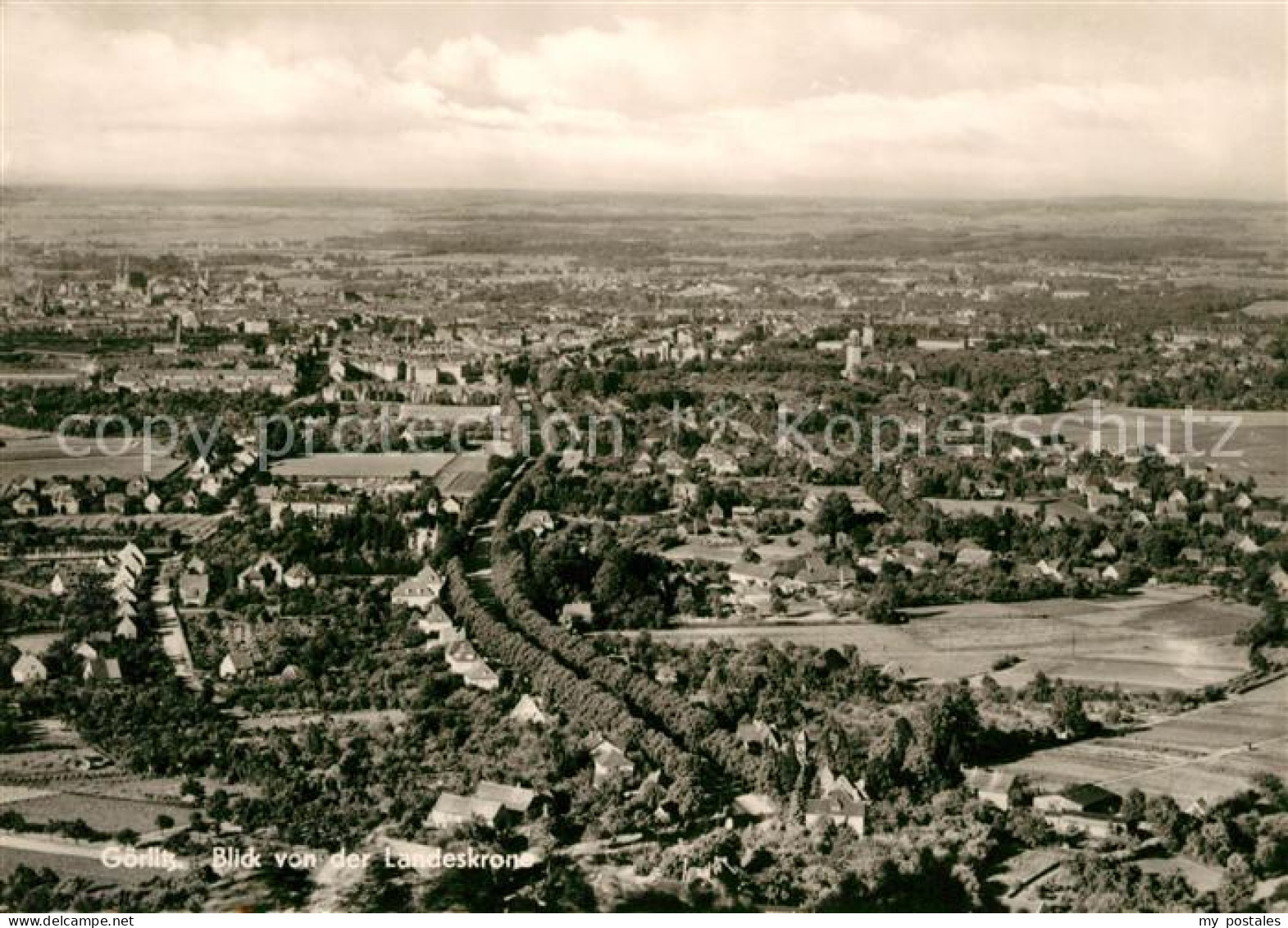 73031278 Goerlitz Sachsen Blick Von Der Landeskrone Goerlitz Sachsen - Goerlitz