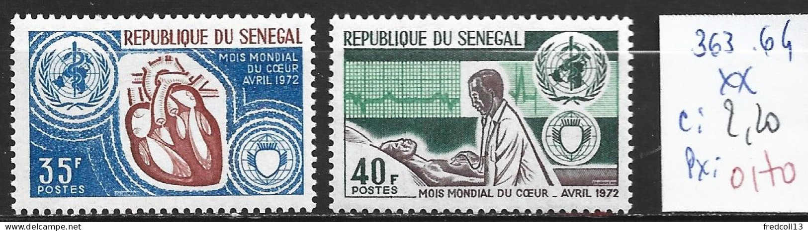 SENEGAL 363-64 ** Côte 2.20 € - Sénégal (1960-...)