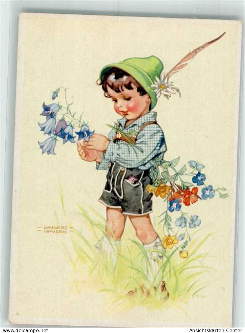 39736108 - Sign. Hausen Lungers Tracht Blumen Verlag Carl W. Reichenbach Nr. 1006 - Other & Unclassified