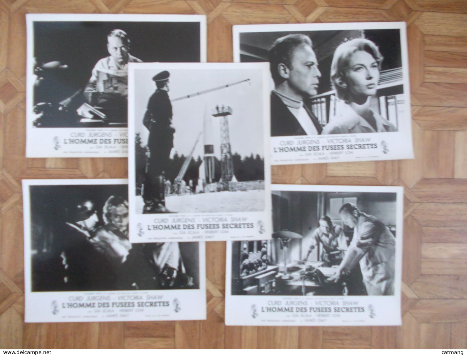 L HOMME DES FUSEE SECRETES     5 PHOTOS DE  CINEMA   1960 - Photographs