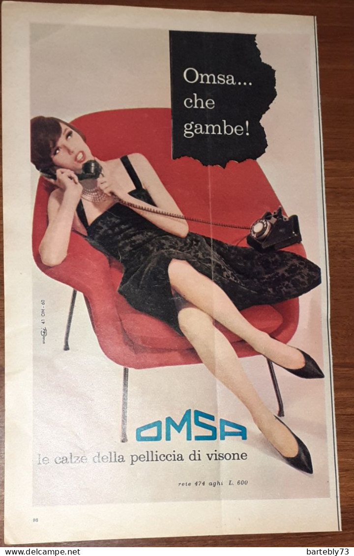 Pubblicità Calze Omsa (1960) - Werbung