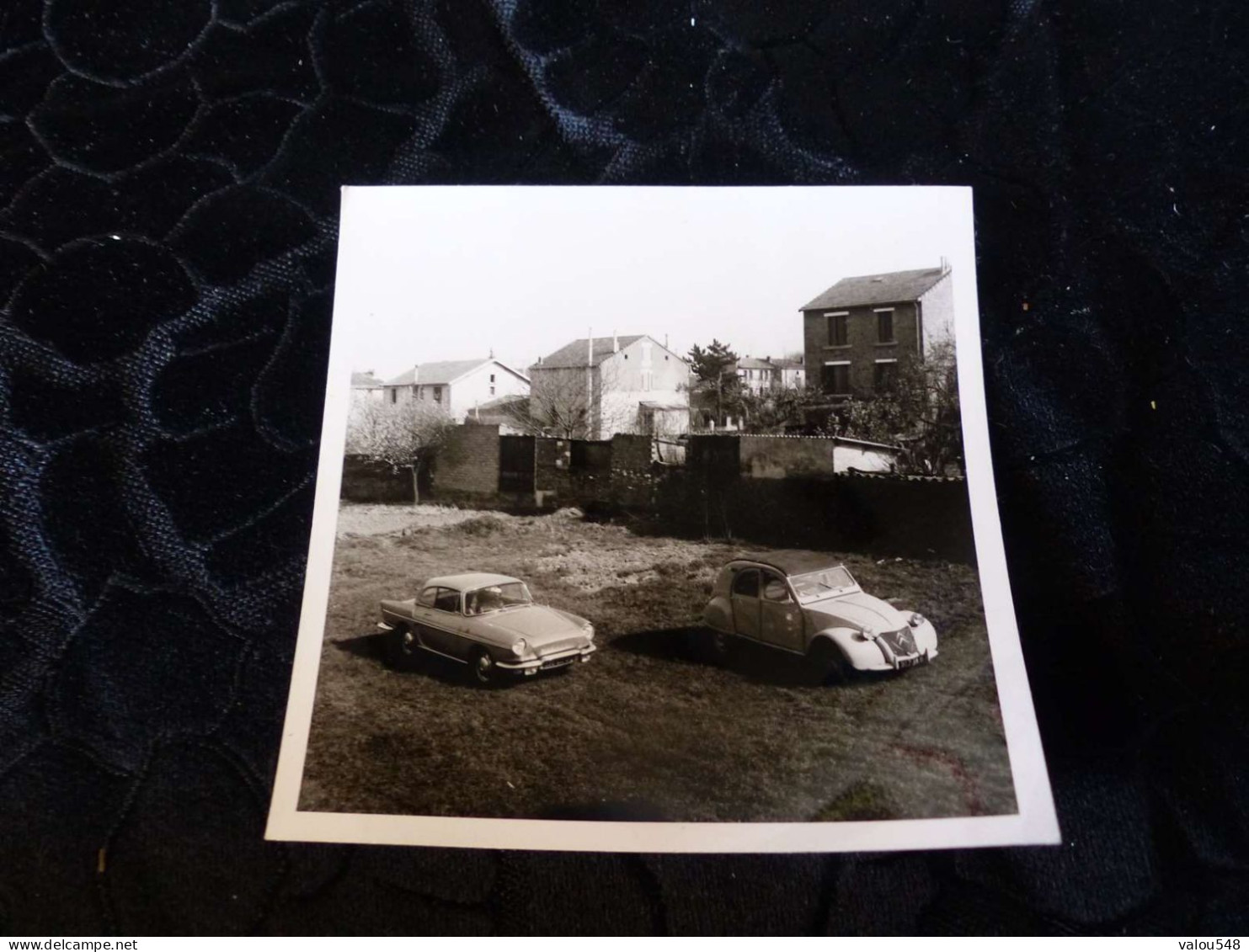 P-554 - Photo, Automobile, Une Renault Floride Et Une Citroën 2CV, Circa 1965 - Auto's