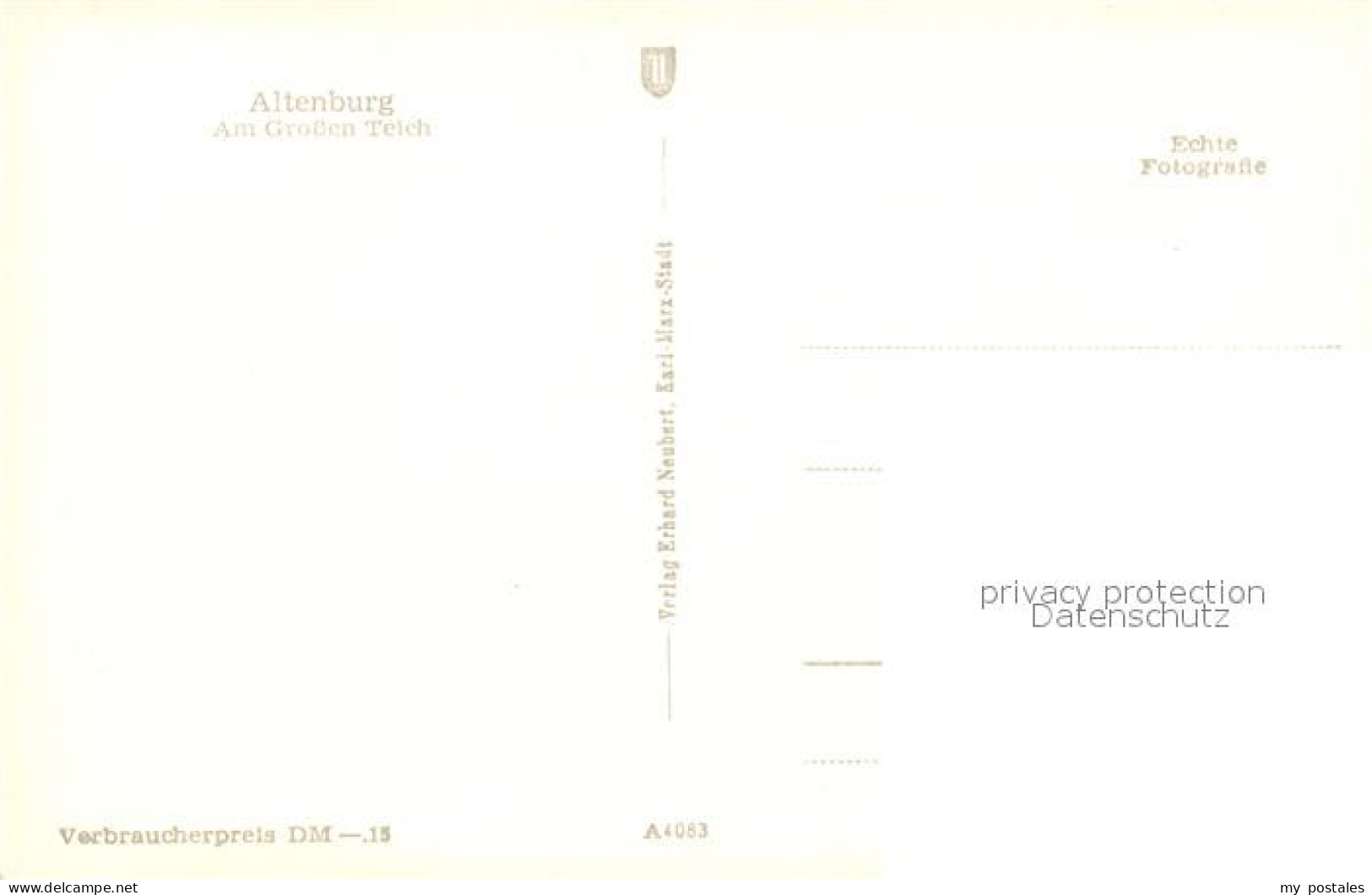 73031139 Altenburg Thueringen Am Grossen Stein Altenburg Thueringen - Altenburg