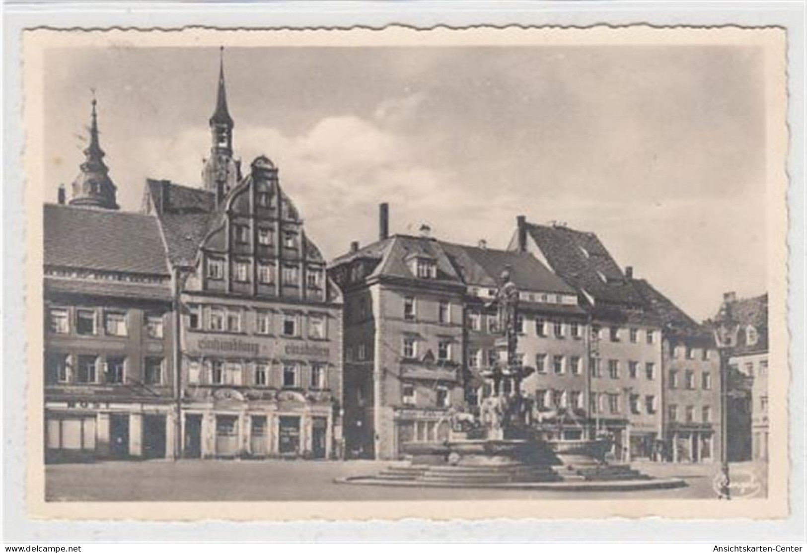 39084608 - Freiberg In Sachsen. Obermarkt Gelaufen, 1947. Rueckseite Fleckig, Sonst Gut Erhalten - Freiberg (Sachsen)