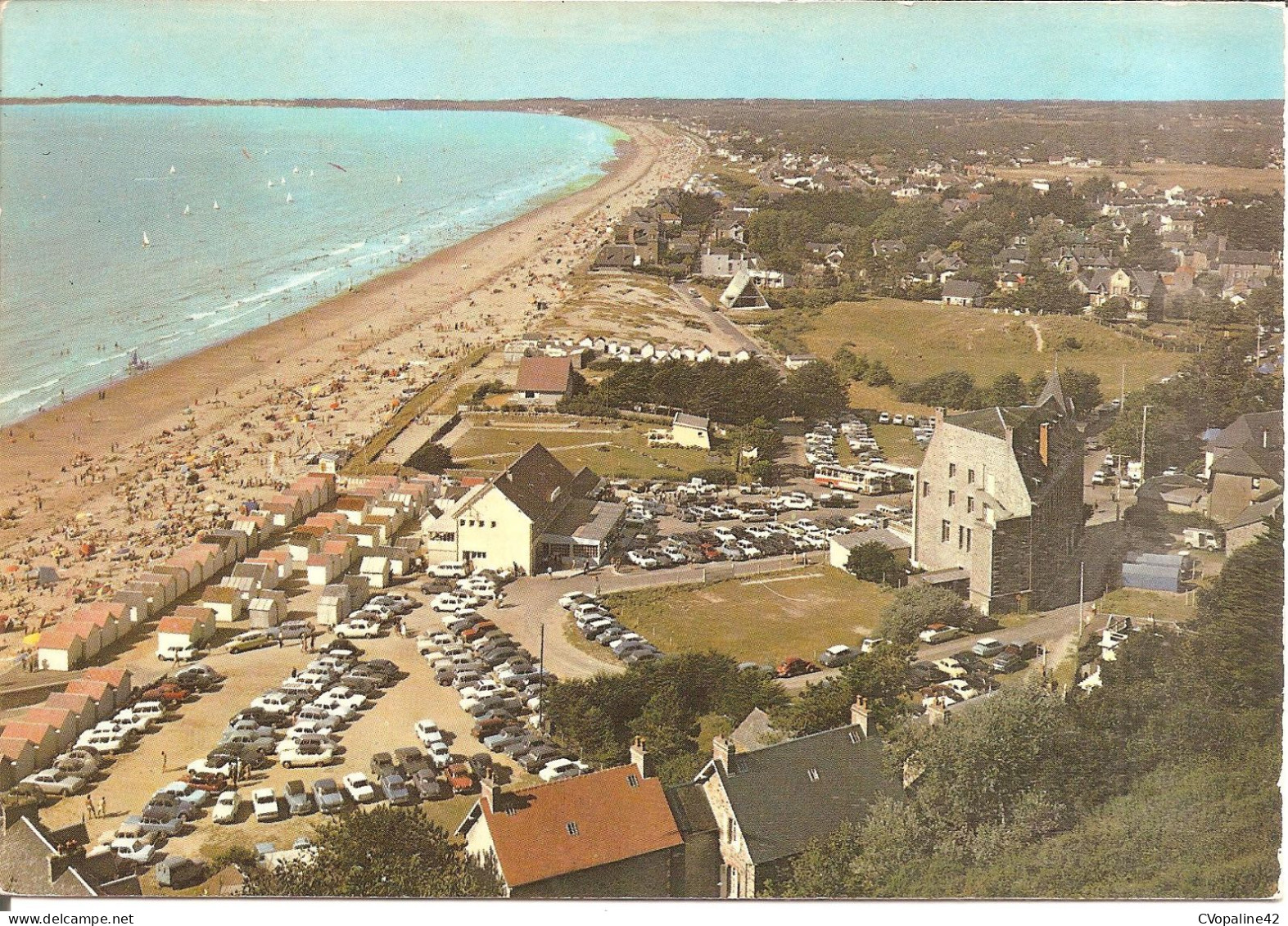 CAROLLES-EDENVILLE (50) Vue Générale De La Plage  CPSM GF - Autres & Non Classés