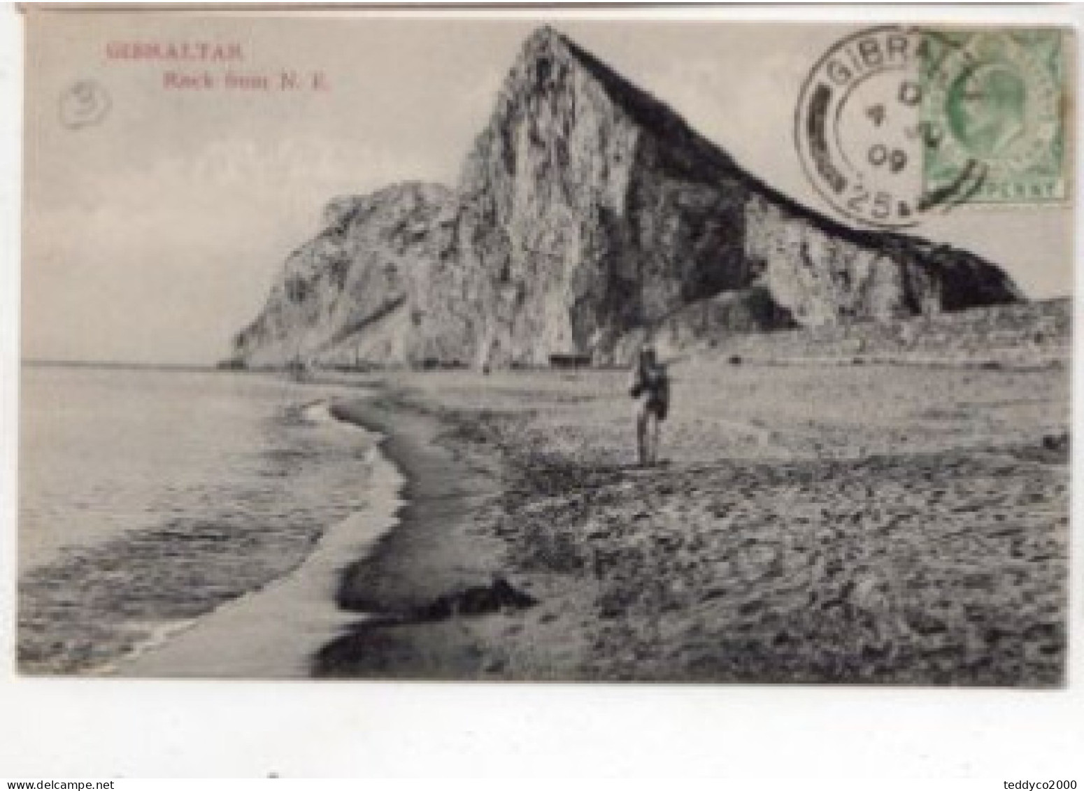 GIBRALTAR Rock From N.E.1905 - Autres & Non Classés