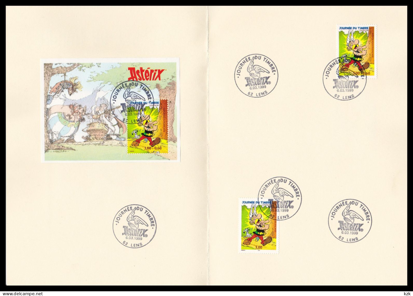 2 09	9902	-	J Du Timbre - Lens 6/03/1999 - Tag Der Briefmarke