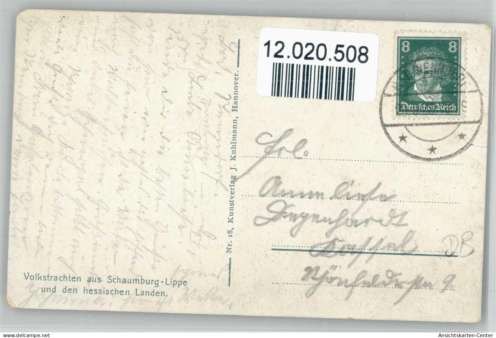 12020508 - Trachten Schaumburg-Lippe 1928 AK  Verlag - Vestuarios