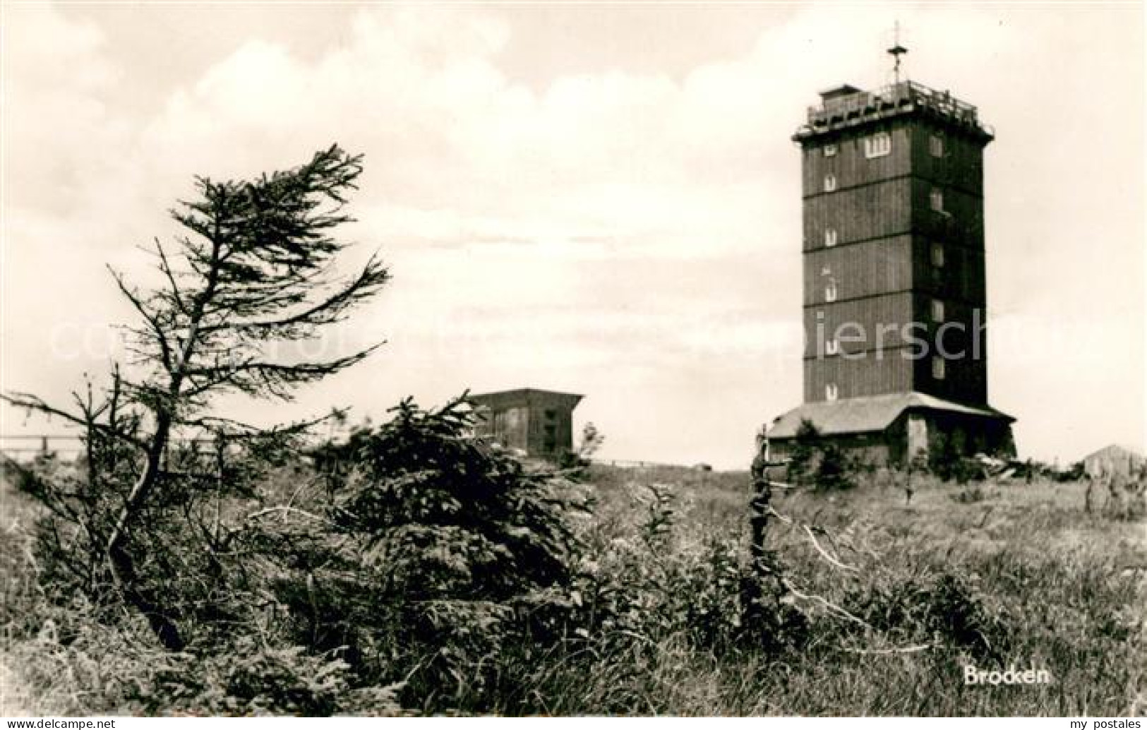 73030741 Brocken Harz Aussichtsturm Brocken Harz - Wernigerode