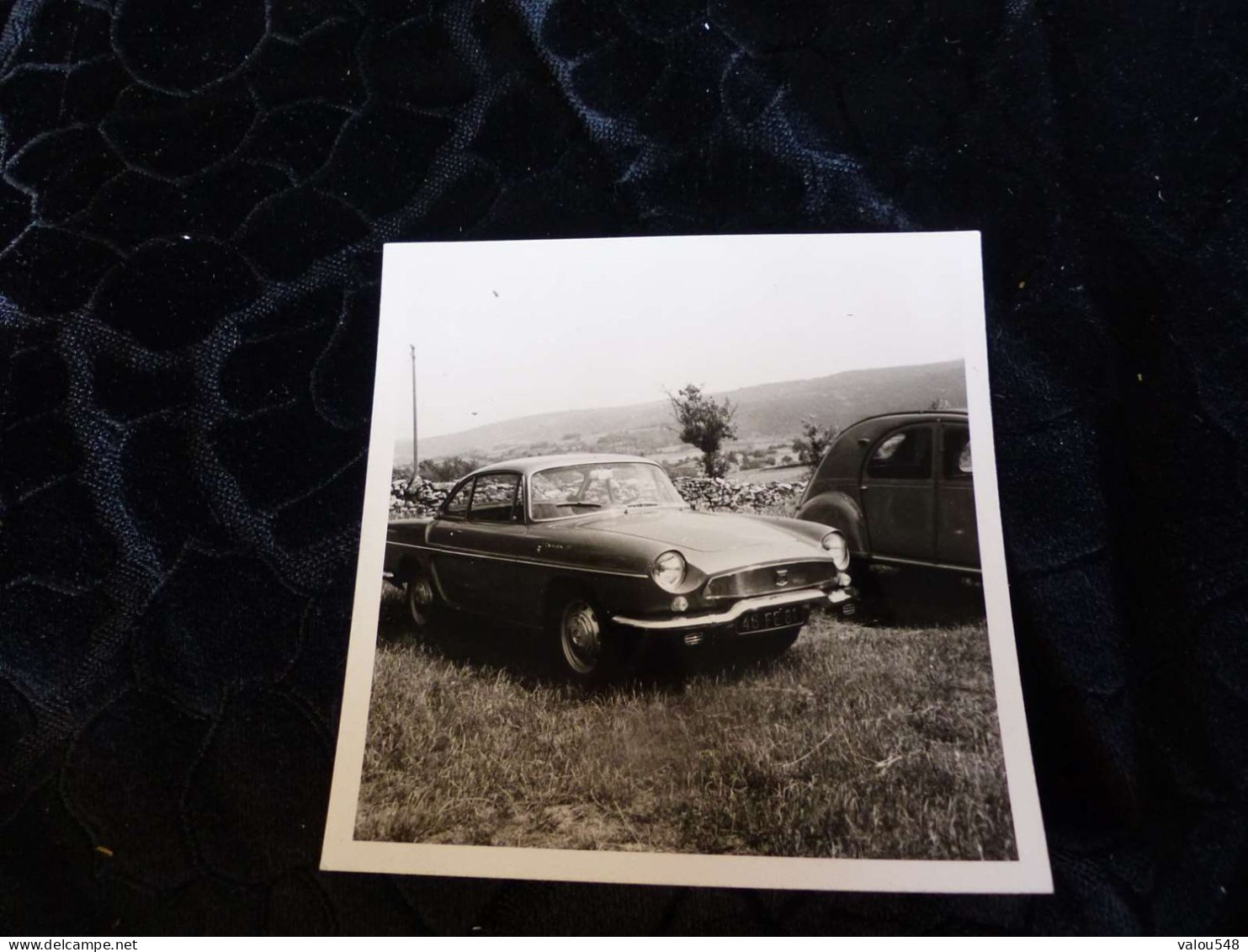 P-558 - Photo, Automobile, Une Renault Floride Et Un Morceau De 2CV, Circa 1965 - Coches