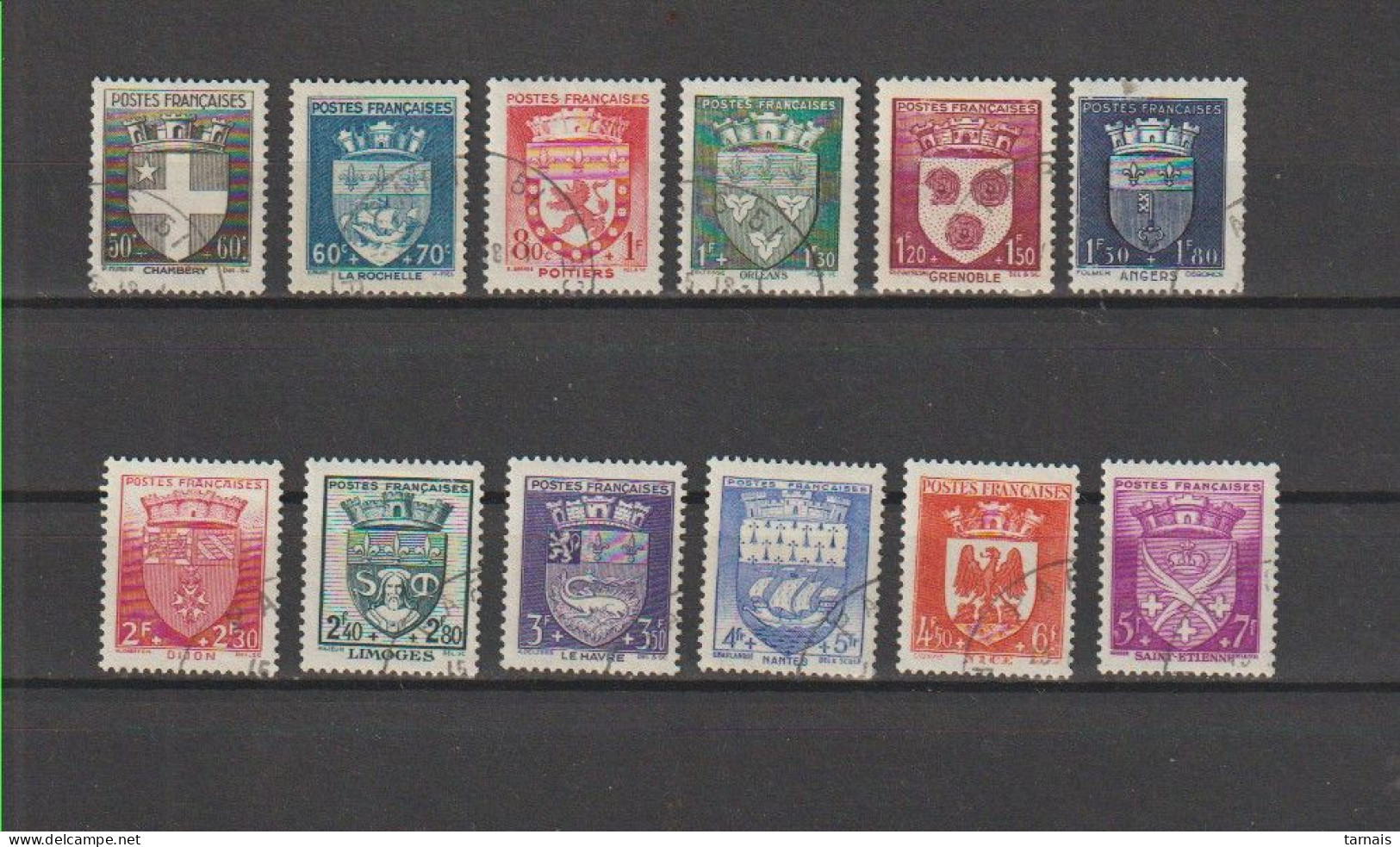 1942 N°565 Et 566 Pour La Légion Tricolore Oblitérés (lot 179) - Used Stamps