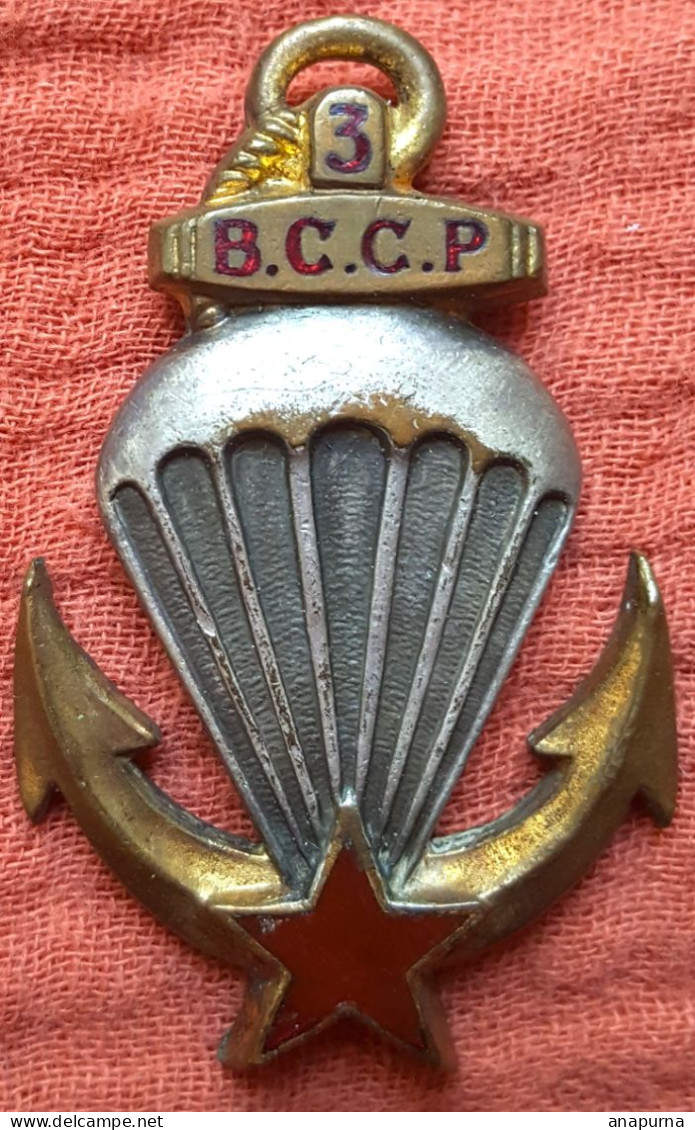 Insigne 3eme BCCP, 1948-1950, Indochine, Tonkin, Cao Bang - Army