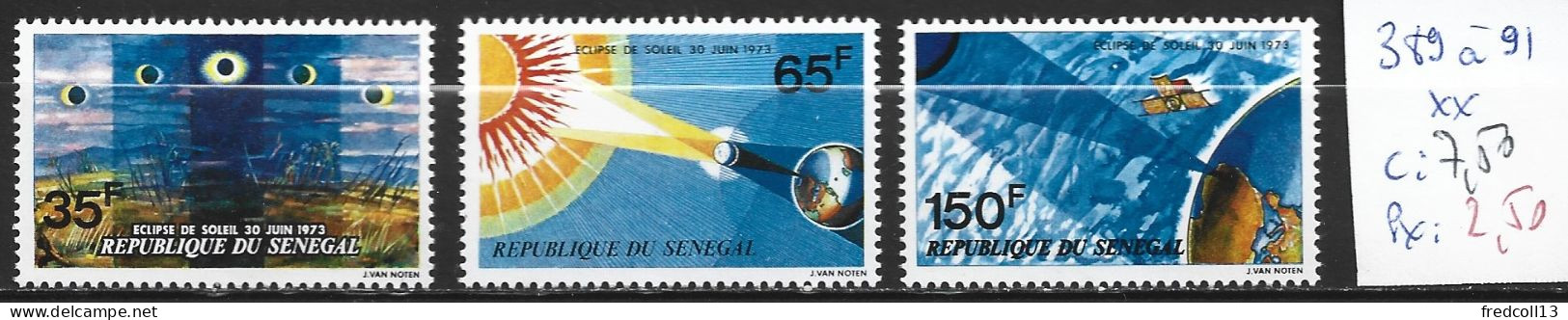 SENEGAL 389 à 91 ** Côte 7.50 € - Sénégal (1960-...)