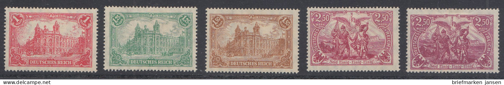 D,Dt.Reich Mi.Nr. A113-115, U.a. Reichspostamt Berlin  - Ungebraucht