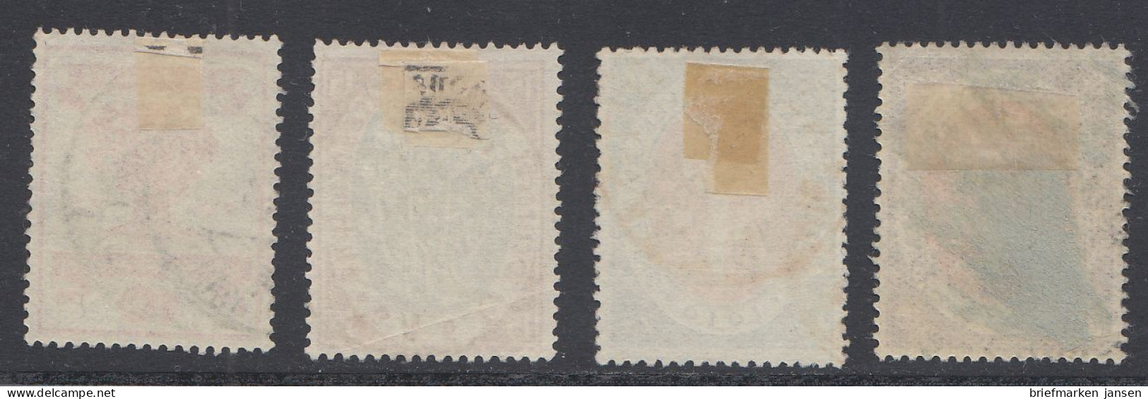 D,Dt.Reich Mi.Nr. 107-110 Nationalversammlung Weimar  - Nuovi