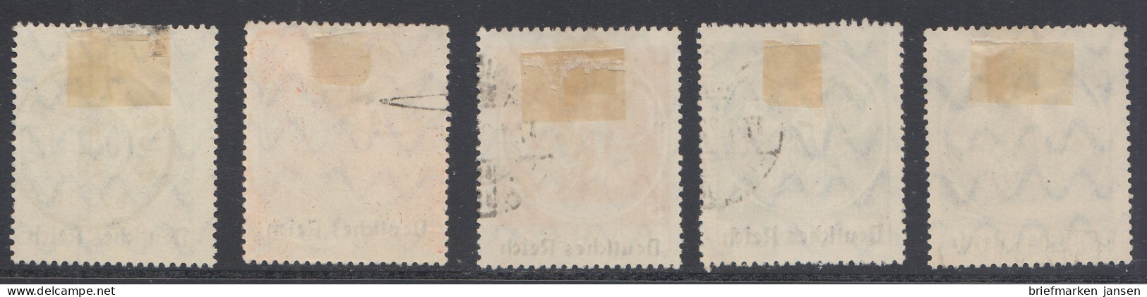 Deutsches Reich, Mi.Nr. 119-138 Bayernmarken Mit Aufdruck Deutsches Reich - Unused Stamps