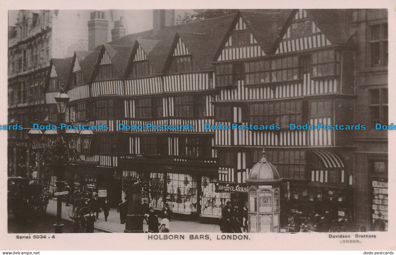 R075815 Holborn Bars. London. Davidson Bros. RP. 1909 - Other & Unclassified