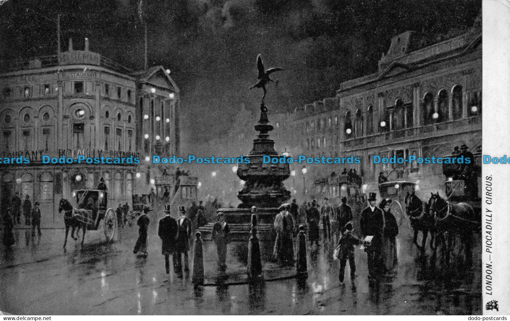 R077264 London. Piccadilly Circus. Tuck. Raphotype. Series 973. 1903 - Other & Unclassified