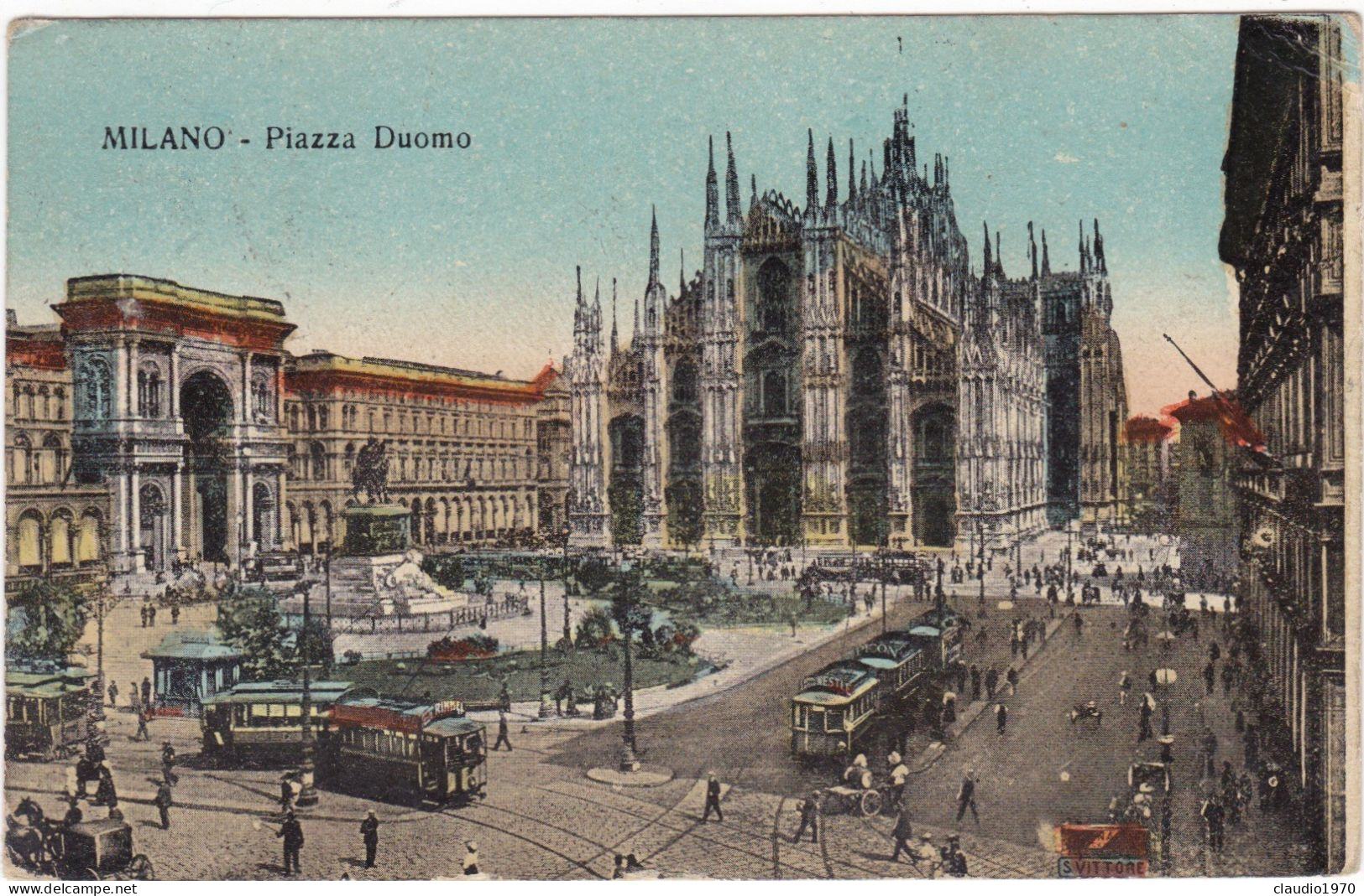 MILANO - CARTOLINA  -  VIAGGIATA  PER REGGIO EMILIA - 1918 - Milano