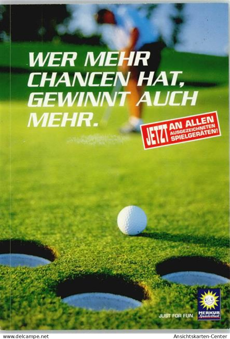 10010908 - Sport/Spiel-Golf Werbung Merkur Versicherung - Autres & Non Classés
