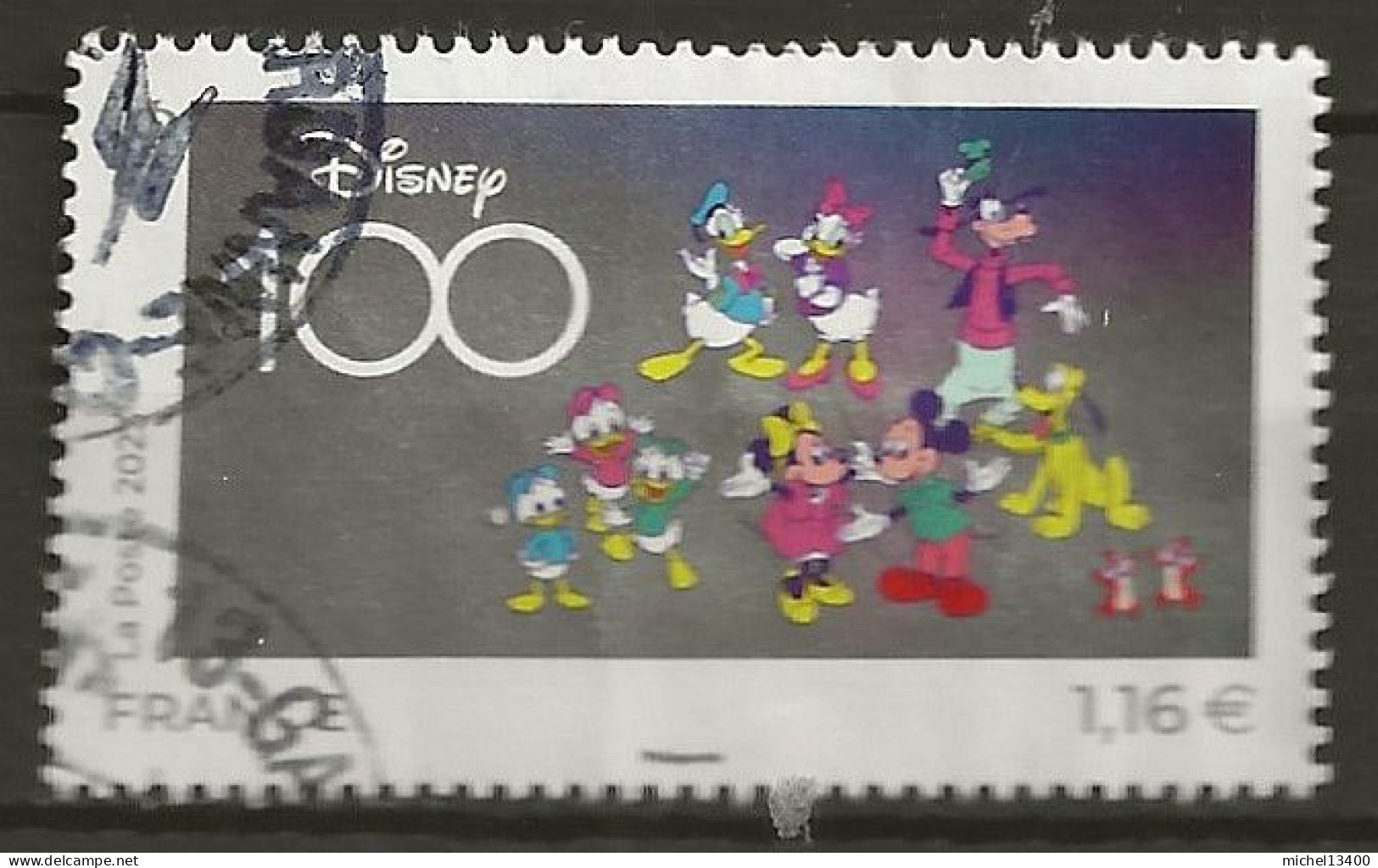 Année 2023 100 Ans De Disney Réf 5 - Used Stamps