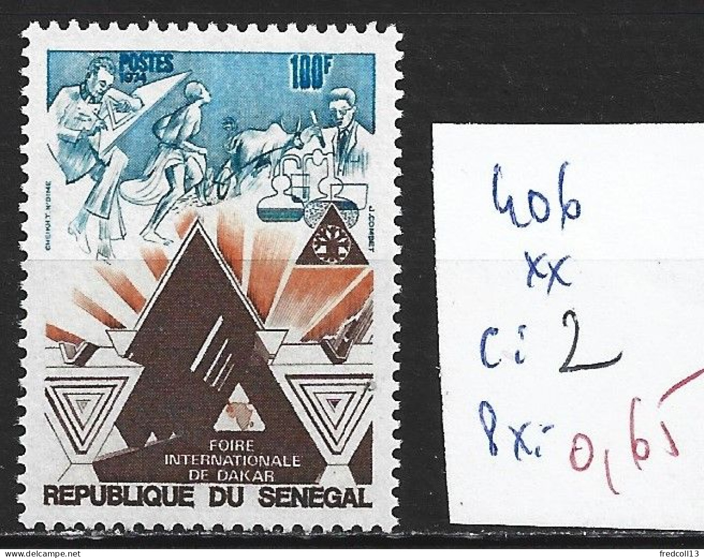 SENEGAL 406 ** Côte 2 € - Sénégal (1960-...)